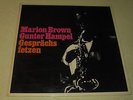 MARION BROWN GUNTER HAMPEL Gesprachsfetzen Free Jazz LP Avant Garde NM- Calig