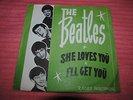 THE BEATLES: SHE LOVES YOU +1. NORWAY  1963 Light Green cover version, see pics