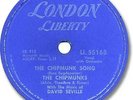 1959 The CHIPMUNKS Christmas 78 RPM Record. The Chipmunk Song