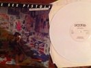 SEX PISTOLS - ANARCHY IN THE UK/SUBMISSION WHITE VINYL RECORD VG/G CON