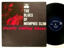 Memphis Slim – Steady Rolling Blues   Rare Prestige Mono Deep Groove