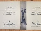 Columbia 33CX UK Schubert Winterreise Hans Hotter Gerald Moore 1222 1223 2LP