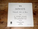 ARCOPHON Italy 1969 VIVALDI 6 Cello Sonatas . TORTELIER . VYRON LACROIX  nm