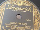 HOT JAZZ 78 RPM New Orleans MONK HAZEL Bienville Roof Or Sizzle Blues/ E