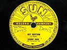 SUN RECORDS-JOHNNY CASH-I walk the line/Get rhythm-78 rpm-1956-Collectible