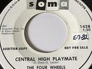 THE WHEELS FOUR BEACH BOYS STYLE GARAGE SOMO LBL  PROMO CENTRAL HIGH PLAYMATE