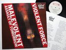 VIOLENT FORCE - Malevolent Assault of Tomorrow LP 1987 first press kreator sodom