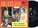*THE BEATLES Hello Goodbye b/w I Am The Walrus Danish 45PS 1967 Swedish Sleeve