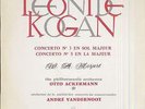 Leonide KOGAN, MOZART Concertos n° 3 & 5 French LP COLUMBIA FCX 589