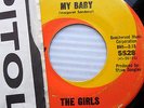 THE GIRLS My Baby / My Love KILLER 1965 Girl Group Garage 45 CAPITOL 5528 e1940