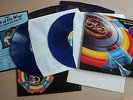 ELO OUT OF THE BLUE LP UK BLUE VINYL WITH POSTER POP OUT INSERT ADD SHEET EX NM