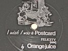 ORANGE JUICE   FELICITY LIVE   I WISH I WAS A POSTCARD UK FLEXI 1980 LYN 7607