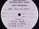 TEST-PRESS SS Decontrol-How We Rock LP 1984 JERRYS KIDS GANG GREEN MINOR THREAT