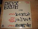 DEVY ERLIH JOUE BARTOK, JOLIVET et STRAVINSKY, 33 Tours, ADES 15502