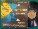 MATT DENNIS   Plays and Sings LP ORIG TREND MONO JAZZ Laminated Cover Rare VG
