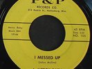 45 RPM NORTHERN J. MERCY BABY. P & P RECORDS 105.