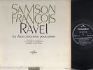 SAMSON FRANCOIS ravel pianos concertos FRENCH COLUMBIA STEREO SAXF 136 LP SPINE