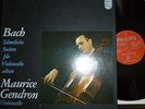 MAURICE GENDRON / BACH suites for cello  / PHILIPS