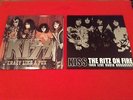 KISS CRAZY LIKE A FOX UNMASKED LIVE TOUR 2 LP RARE+THE RITZ CRAZY NIGHTS TOUR 88