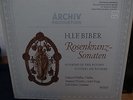 Rare Archiv Stereo 2-LP Biber/Melkus 'Rosenkranz-Sonaten' NM/NM+ Gatefold