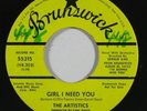 Northern Soul 45 ARTISTICS Girl I Need You/Glad I Met You on Brunswick NM promo