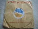 BBC TRANSCRIPTION DISC,1959,JOHN GUNDRY,BOKIS BELONG SING,RARE VINYL 10 INCH