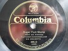 78rpm FLETCHER HENDERSON with LOUIS ARMSTRONG - SUGAR FOOT STOMP - COLUMBIA 395