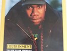 BOOGIE DOWN PRODUCTIONS EDUTAINMENT KRS ONE RARE PROMO POSTER JIVE RECORDS 1990