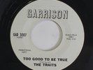 TRAITS: Too Good To Be True / Gotta Keep My Cool 45 (dj) rare Soul