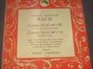 Bach Cantata No. 68, 70 KURT TOMAS L'OISEAU-LYRE OL 50151 LP EX