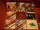 beatles vinyl album collection,abbey road,rubber soul,please please me,with the