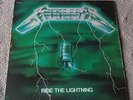 METALLICA 100% ORIGINAL LP France RARE GREEN COVER MISPRINT Ride The Lightning
