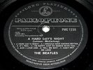 BEATLES HARD DAY´S NIGHT LP DANISH SILVER 8 STAR PARLOPHONE MONO PMC 1230 LISTEN