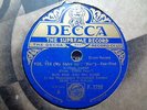 AL BOWLLY / ROY FOX - Yes, Yes (My Baby Said) / You Call It Madness 78 rpm disc