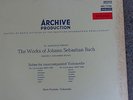 Fournier-Bach Solo Cello Suites 1-6 3LP's Archive Red Stereo 73186, 73187, 73188