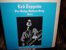 LED ZEPPELIN For Badge Holders Only. 1977 Live in Concert 2 LP EX