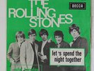 ROLLING STONES: Let's Spend The Night Together / Ruby Tuesday 45 (Belgium, wrin