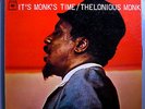 THELONIOUS MONK MONK TIME RARE ORIG '62 STEREO LP  RED & BLACK 360 STEREO LBL NM