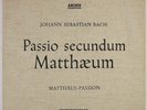 KARL RICHTER BACH MATTHEW MATTHAUS PASSION ARCHIV ED.1 4 LP SAPM 198 009/12 NM