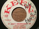 MILTON GRAYSON You're a Part of Me/It Ain't Necessarily So KEEN 82102 Soul DJ 45