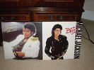 MICHAEL JACKSON THRILLER AND BAD VINYL LPS EXELLENT CONDITION