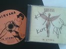 Nirvana signed CD. Nirvana Autograph. Dave, Kurt, Krist. Not Vinyl, 45, 7