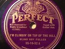 BLUES 78 ; BLIND BOY FULLER PERFECT Ain't It A Crying Shame CLEAN COPY