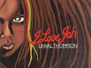 Linval Thompson I Love Jah RED VINYL NEAR MINT Burning Sounds Vinyl LP