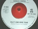 Barbara Cooper - What's one more tear  /The Playground