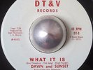 BAY AREA FUNK 45 DAWN AND SUNSET What it is / Include me DT&V LISTEN