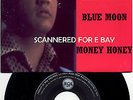 ELVIS PRESLEY BLUE MOON ORIGINAL ITALIAN 45 IN NEW ALTERNATE GLOSSY COVER