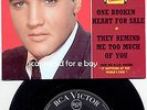 ELVIS PRESLEY BROKEN HEART  ORIGINAL ITALIAN 45 IN NEW ALTERNATE COVER