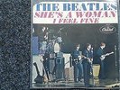 The Beatles - I feel fine US 7'' Single MIT COVER