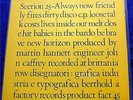 SECTION 25 ALWAYS NOW FACTORY RECORDS FACT 45 RARE ENVELOPE SLEEVE HIGH GRADE